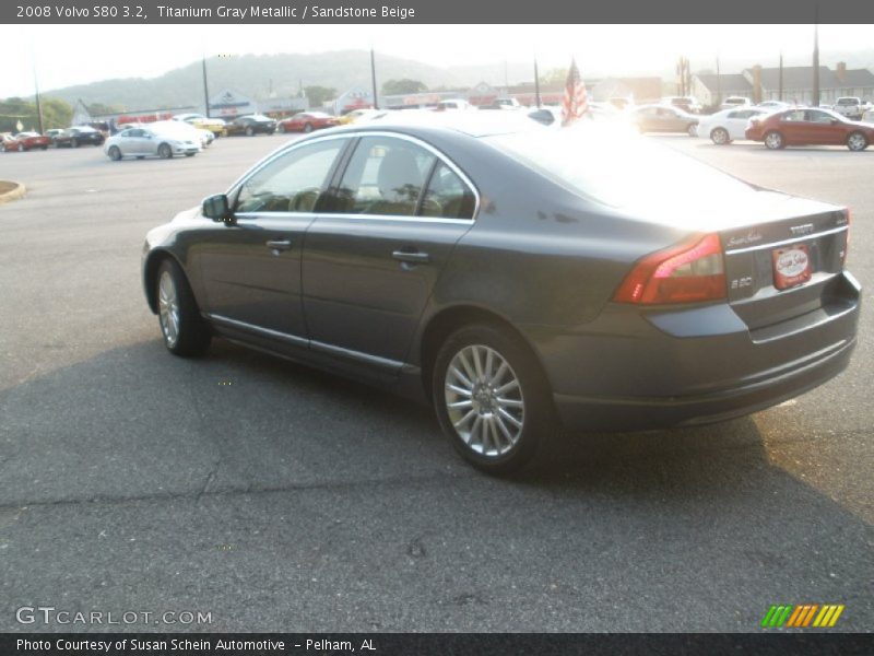 Titanium Gray Metallic / Sandstone Beige 2008 Volvo S80 3.2
