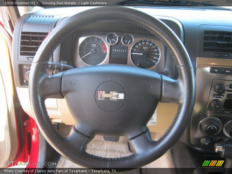 Sonoma Red Metallic / Light Cashmere 2008 Hummer H3 X