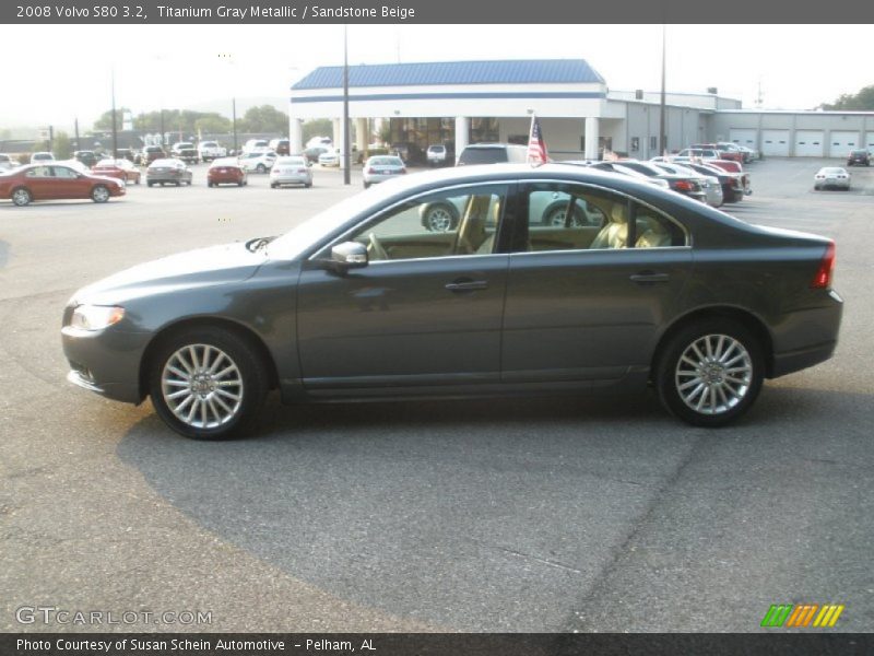 Titanium Gray Metallic / Sandstone Beige 2008 Volvo S80 3.2