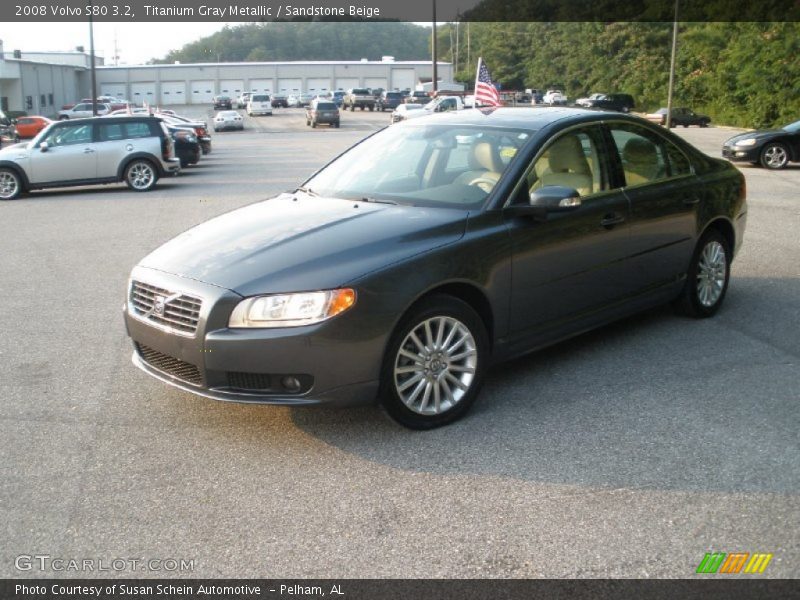 Titanium Gray Metallic / Sandstone Beige 2008 Volvo S80 3.2