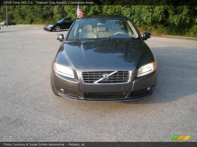 Titanium Gray Metallic / Sandstone Beige 2008 Volvo S80 3.2