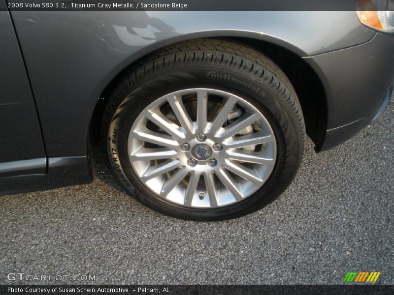 Titanium Gray Metallic / Sandstone Beige 2008 Volvo S80 3.2