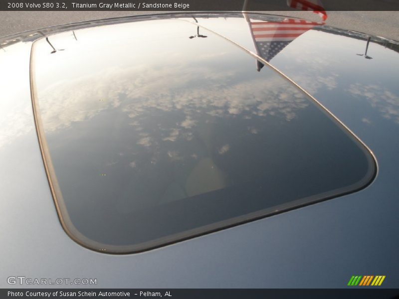 Titanium Gray Metallic / Sandstone Beige 2008 Volvo S80 3.2