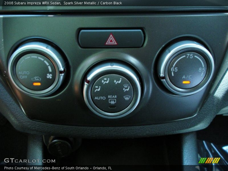 Spark Silver Metallic / Carbon Black 2008 Subaru Impreza WRX Sedan