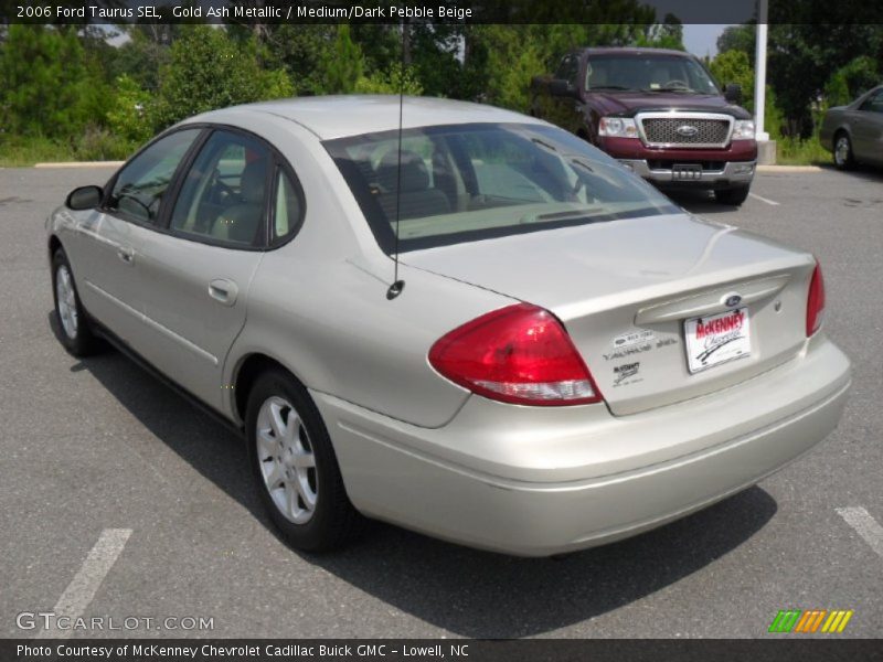 Gold Ash Metallic / Medium/Dark Pebble Beige 2006 Ford Taurus SEL