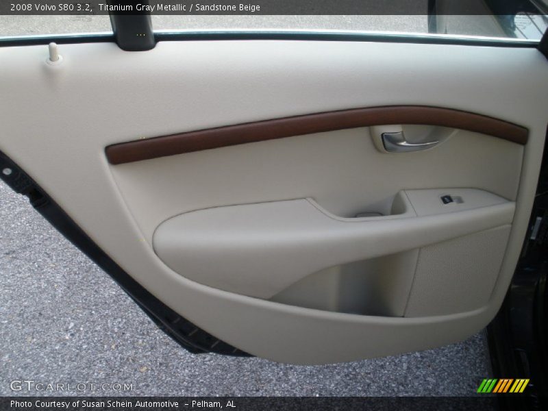 Titanium Gray Metallic / Sandstone Beige 2008 Volvo S80 3.2