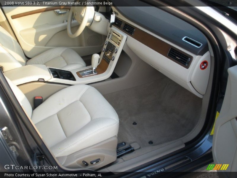Titanium Gray Metallic / Sandstone Beige 2008 Volvo S80 3.2