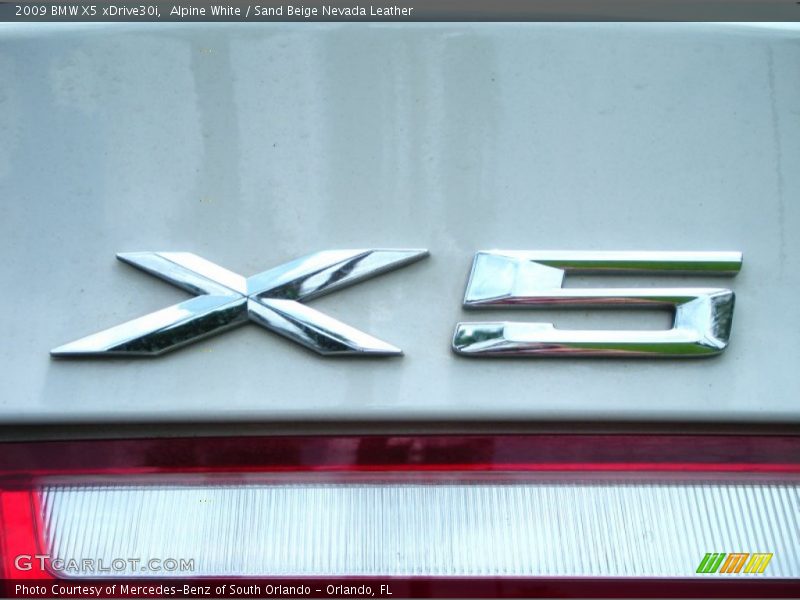 Alpine White / Sand Beige Nevada Leather 2009 BMW X5 xDrive30i
