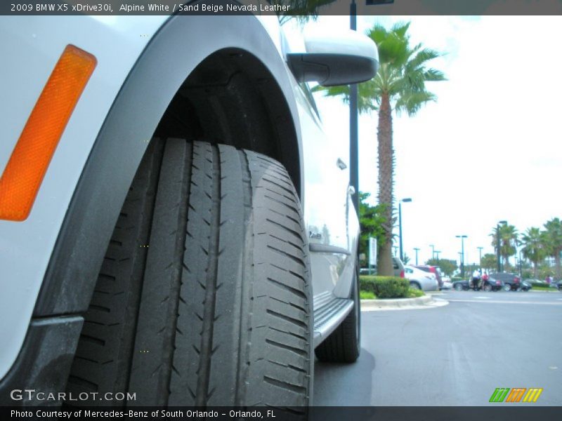 Alpine White / Sand Beige Nevada Leather 2009 BMW X5 xDrive30i