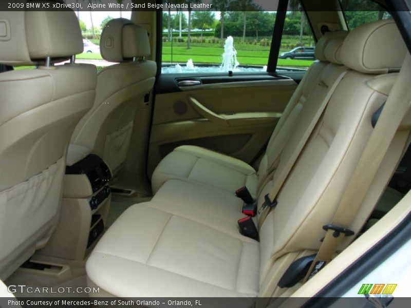 Alpine White / Sand Beige Nevada Leather 2009 BMW X5 xDrive30i