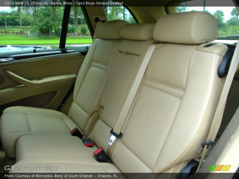 Alpine White / Sand Beige Nevada Leather 2009 BMW X5 xDrive30i