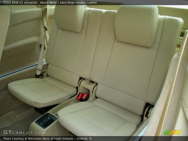 Alpine White / Sand Beige Nevada Leather 2009 BMW X5 xDrive30i