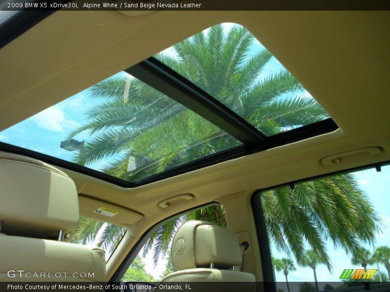 Alpine White / Sand Beige Nevada Leather 2009 BMW X5 xDrive30i