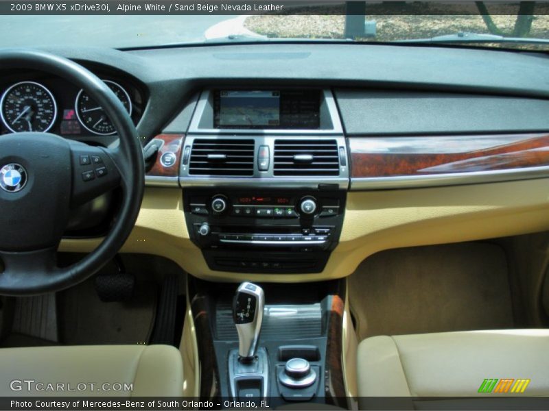 Alpine White / Sand Beige Nevada Leather 2009 BMW X5 xDrive30i