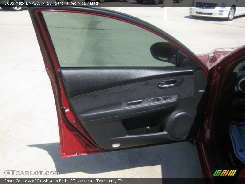 Sangria Red Mica / Black 2009 Mazda MAZDA6 i SV