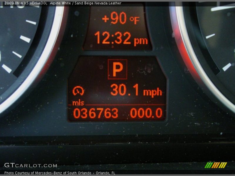 Alpine White / Sand Beige Nevada Leather 2009 BMW X5 xDrive30i