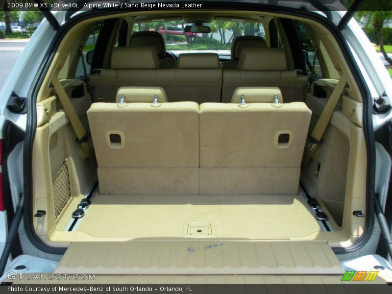 Alpine White / Sand Beige Nevada Leather 2009 BMW X5 xDrive30i