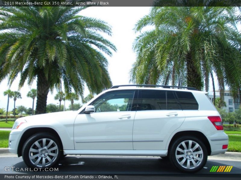 Arctic White / Black 2010 Mercedes-Benz GLK 350 4Matic