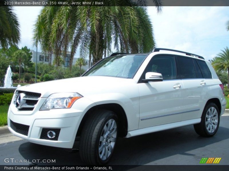 Arctic White / Black 2010 Mercedes-Benz GLK 350 4Matic