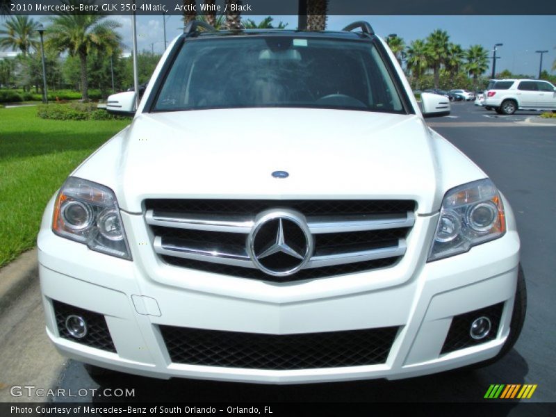 Arctic White / Black 2010 Mercedes-Benz GLK 350 4Matic
