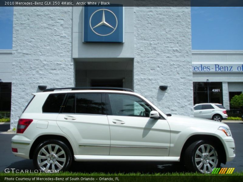 Arctic White / Black 2010 Mercedes-Benz GLK 350 4Matic