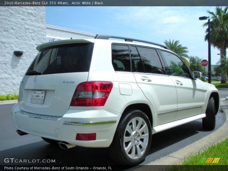 Arctic White / Black 2010 Mercedes-Benz GLK 350 4Matic