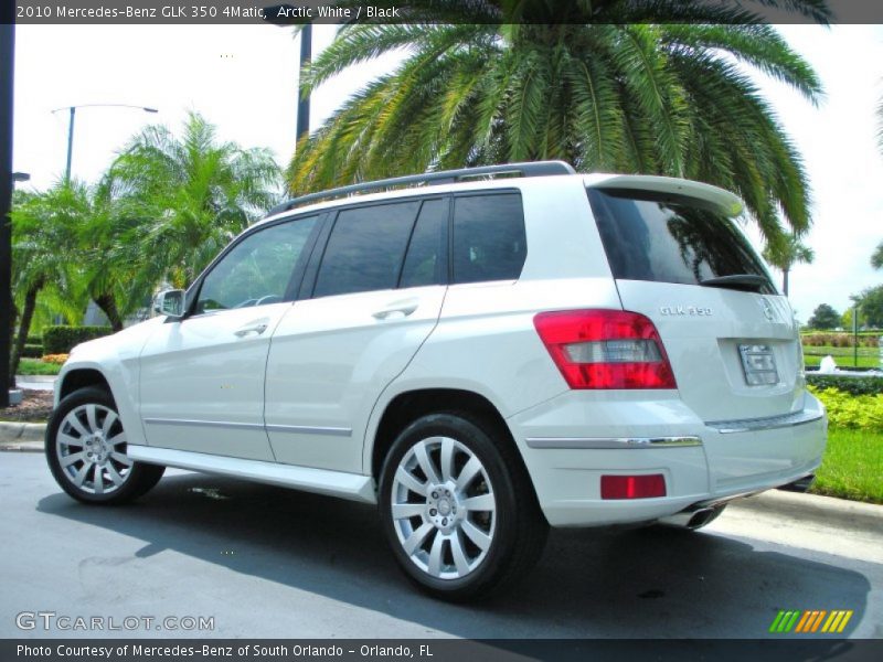 Arctic White / Black 2010 Mercedes-Benz GLK 350 4Matic