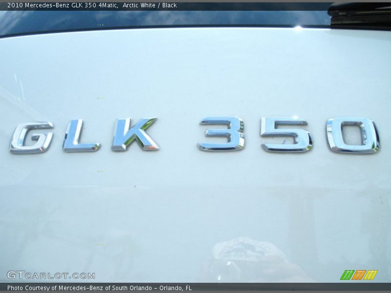 Arctic White / Black 2010 Mercedes-Benz GLK 350 4Matic