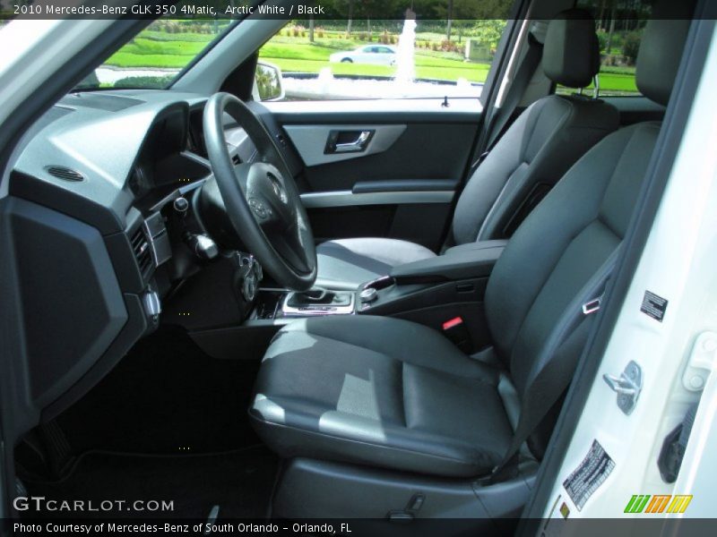 Arctic White / Black 2010 Mercedes-Benz GLK 350 4Matic