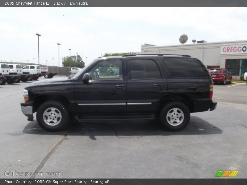 Black / Tan/Neutral 2005 Chevrolet Tahoe LS