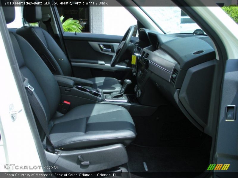 Arctic White / Black 2010 Mercedes-Benz GLK 350 4Matic