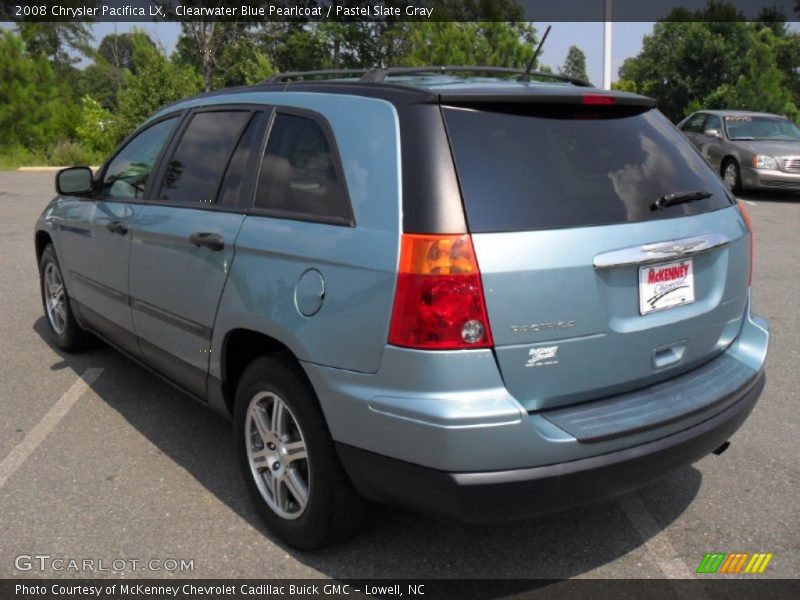 Clearwater Blue Pearlcoat / Pastel Slate Gray 2008 Chrysler Pacifica LX