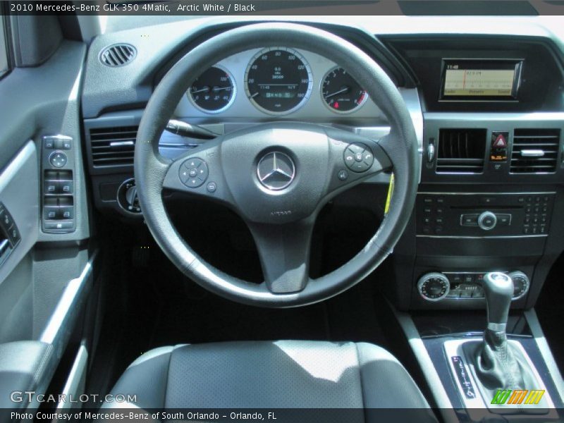 Arctic White / Black 2010 Mercedes-Benz GLK 350 4Matic