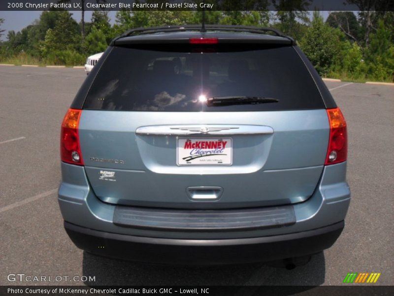 Clearwater Blue Pearlcoat / Pastel Slate Gray 2008 Chrysler Pacifica LX