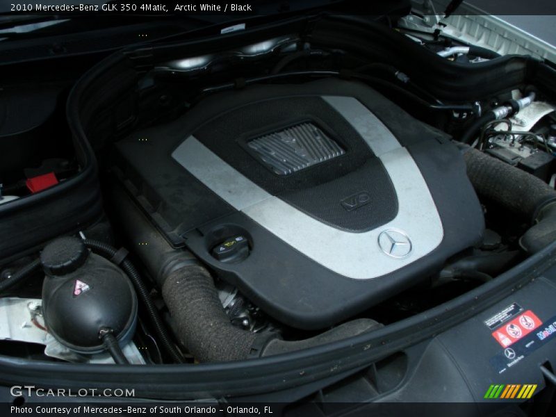 Arctic White / Black 2010 Mercedes-Benz GLK 350 4Matic
