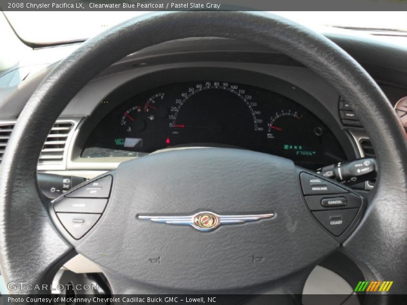 Clearwater Blue Pearlcoat / Pastel Slate Gray 2008 Chrysler Pacifica LX