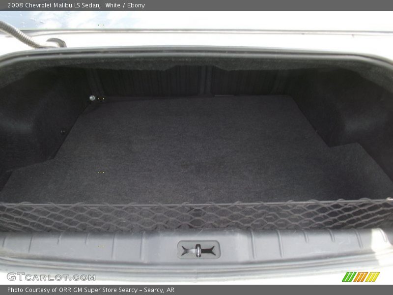 White / Ebony 2008 Chevrolet Malibu LS Sedan