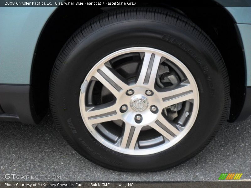 Clearwater Blue Pearlcoat / Pastel Slate Gray 2008 Chrysler Pacifica LX