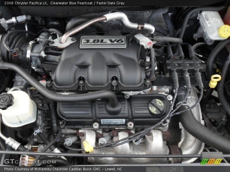 Clearwater Blue Pearlcoat / Pastel Slate Gray 2008 Chrysler Pacifica LX