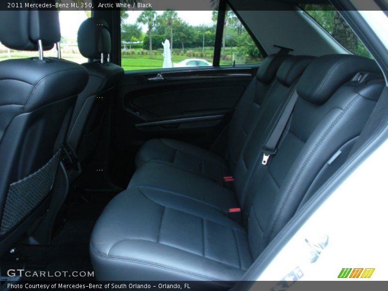 Arctic White / Black 2011 Mercedes-Benz ML 350