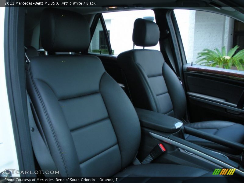 Arctic White / Black 2011 Mercedes-Benz ML 350
