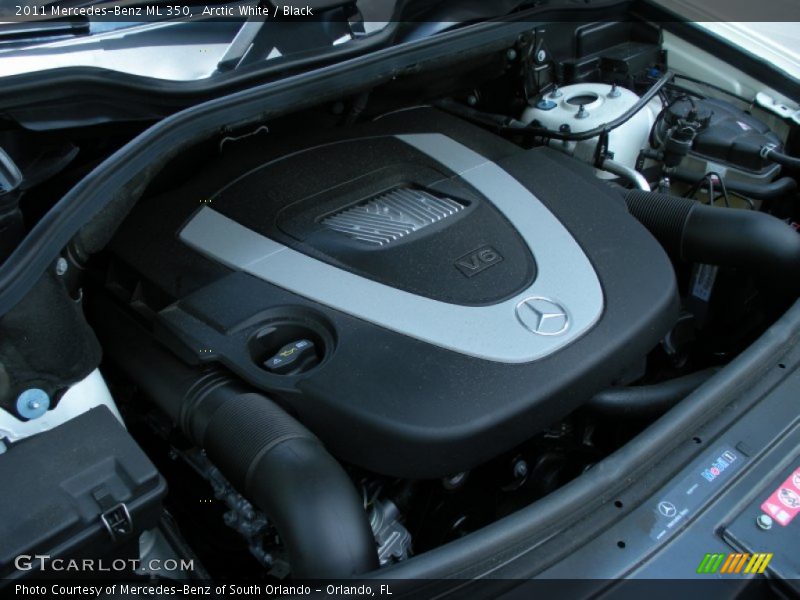 Arctic White / Black 2011 Mercedes-Benz ML 350