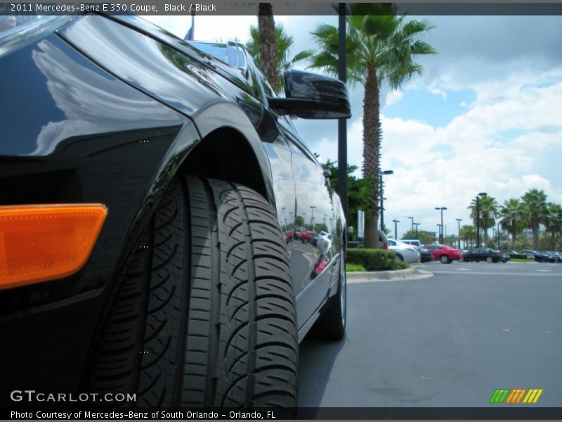 Black / Black 2011 Mercedes-Benz E 350 Coupe