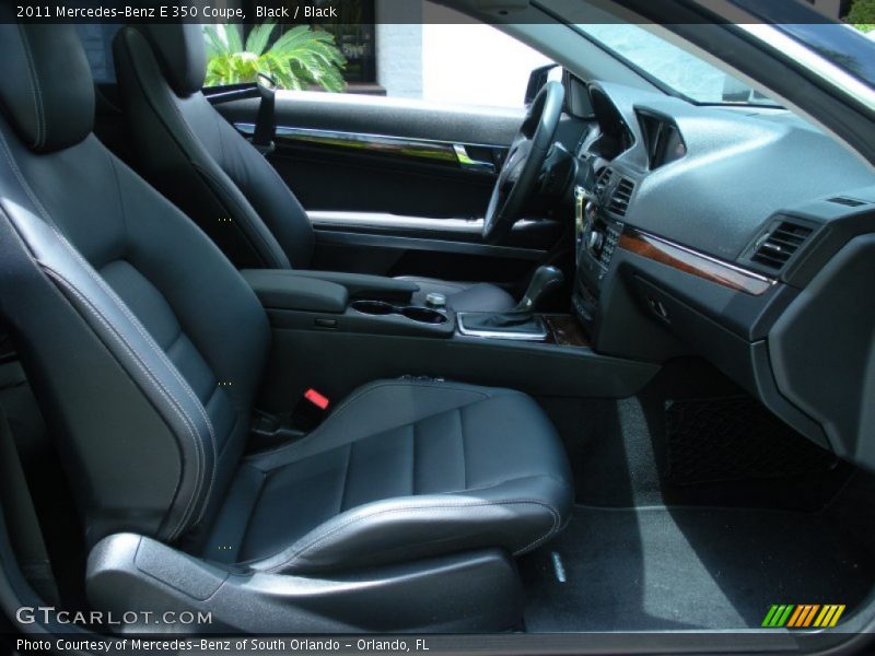 Black / Black 2011 Mercedes-Benz E 350 Coupe