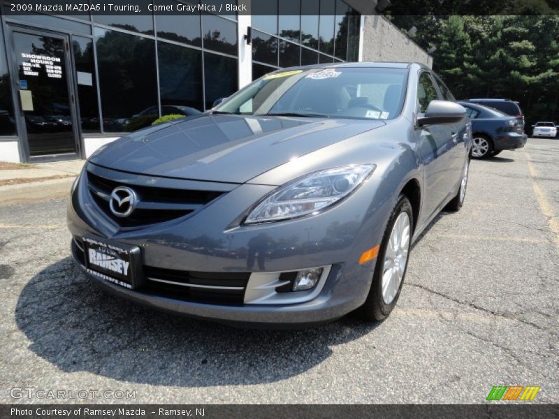 Comet Gray Mica / Black 2009 Mazda MAZDA6 i Touring