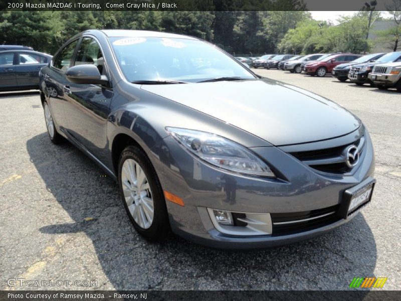 Comet Gray Mica / Black 2009 Mazda MAZDA6 i Touring