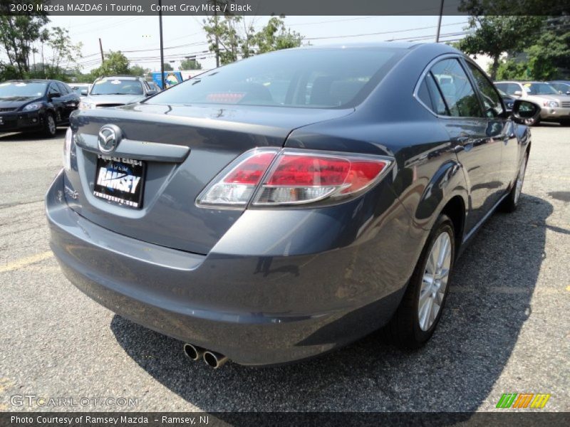 Comet Gray Mica / Black 2009 Mazda MAZDA6 i Touring