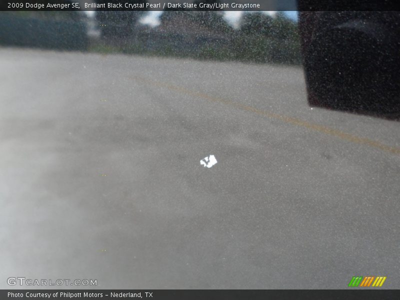 Brilliant Black Crystal Pearl / Dark Slate Gray/Light Graystone 2009 Dodge Avenger SE