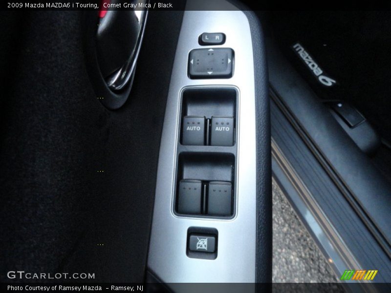 Comet Gray Mica / Black 2009 Mazda MAZDA6 i Touring