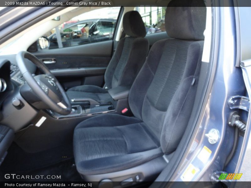 Comet Gray Mica / Black 2009 Mazda MAZDA6 i Touring